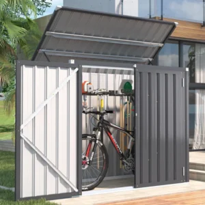 5ft x 3ft Waterproof Metal Storage Shed – Garden & Outdoor