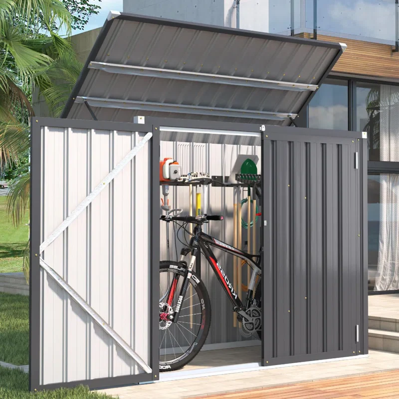 5ft x 3ft Waterproof Metal Storage Shed – Garden & Outdoor